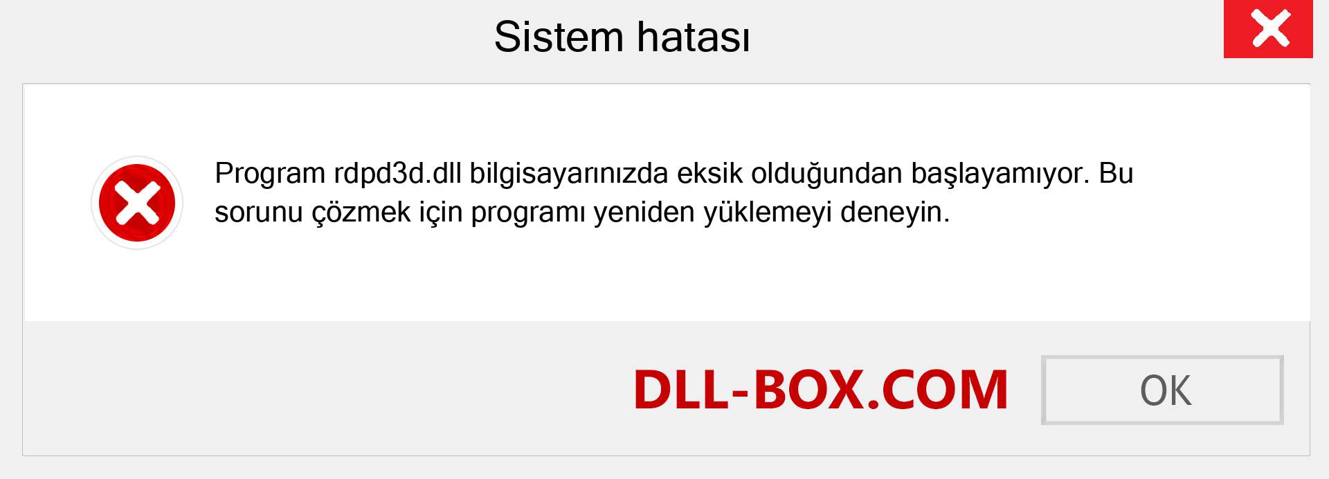 rdpd3d.dll dosyası eksik mi? Windows 7, 8, 10 için İndirin - Windows'ta rdpd3d dll Eksik Hatasını Düzeltin, fotoğraflar, resimler